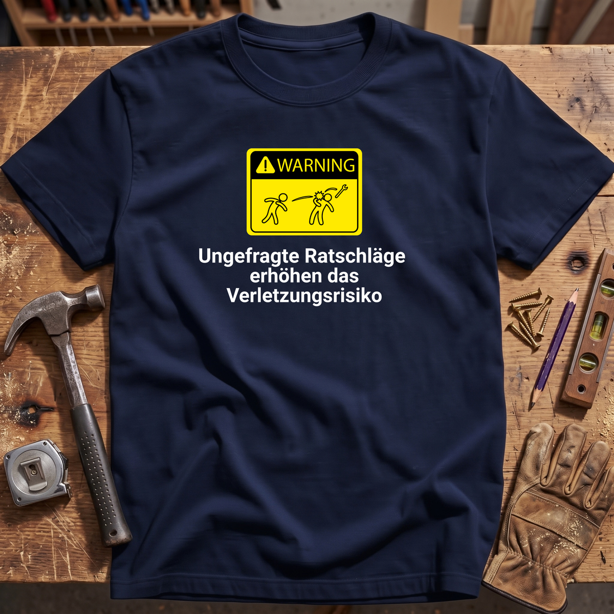 Ungefragte Ratschläge erhöhen das Verlezungsrisiko T-Shirt
