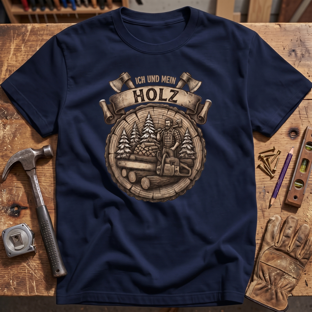 Ich und mein Holz T-Shirt