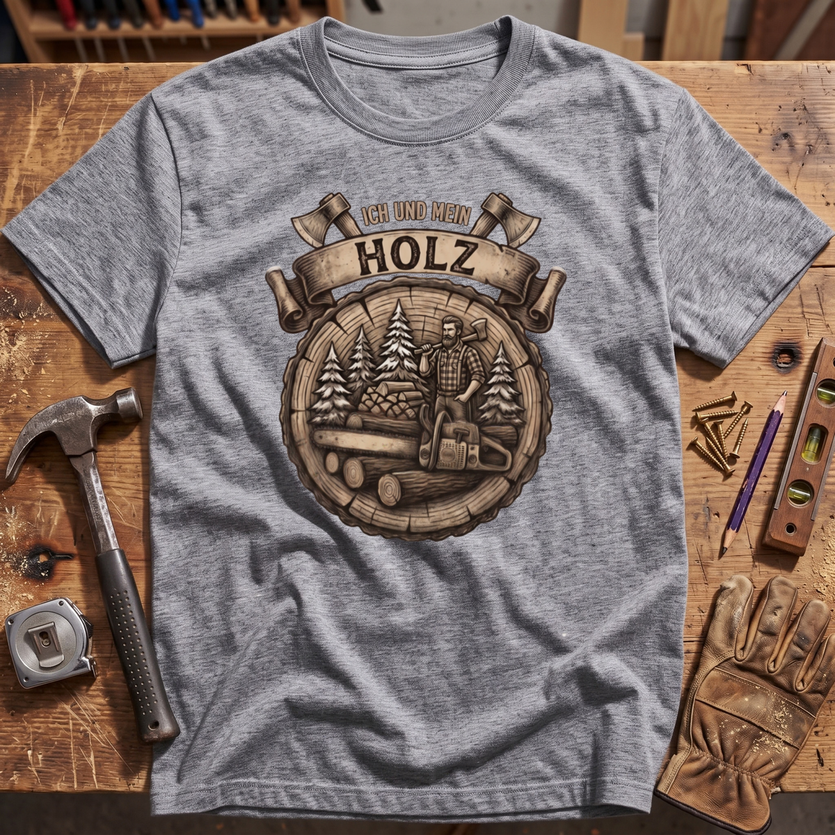 Ich und mein Holz T-Shirt