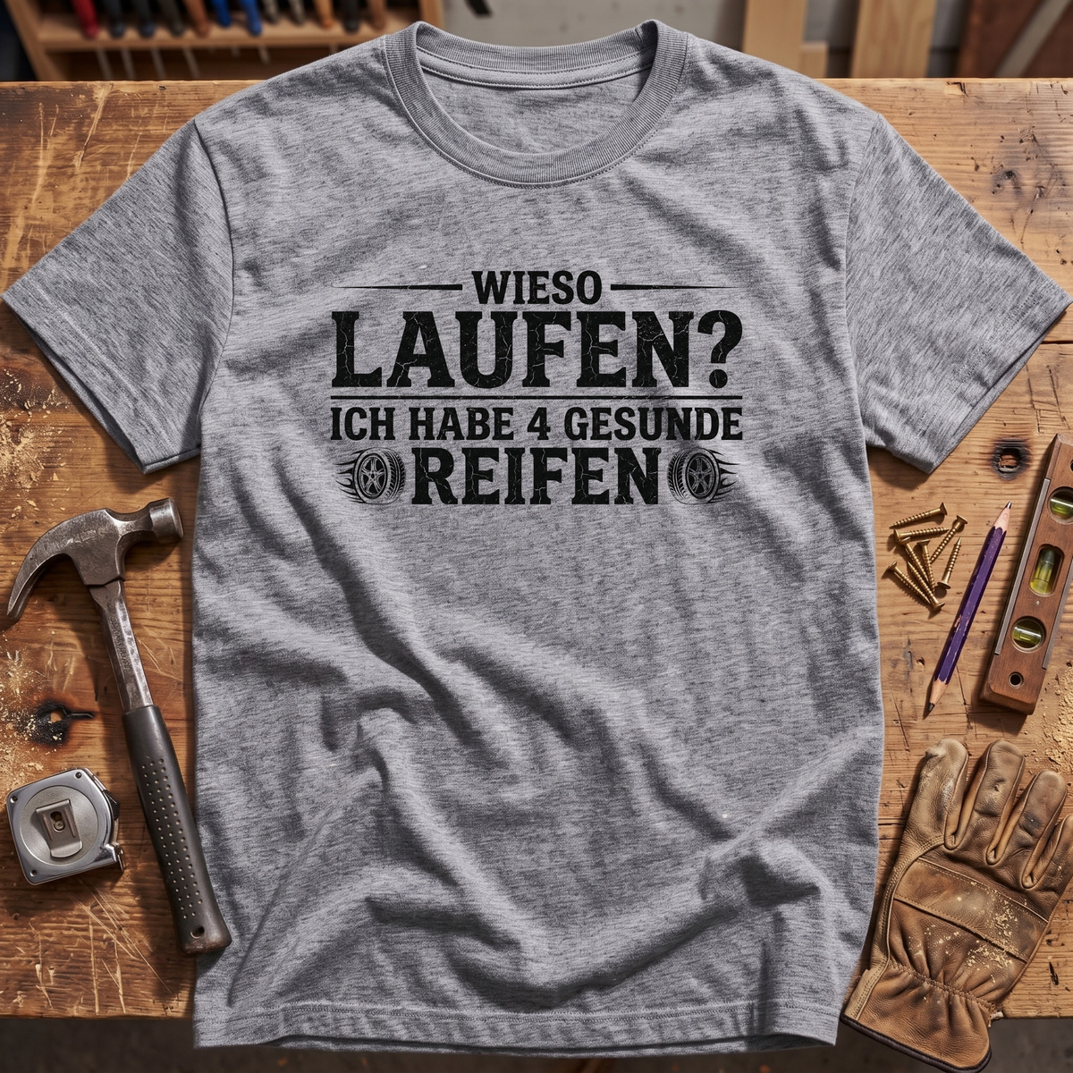 Wieso laufen T-Shirt