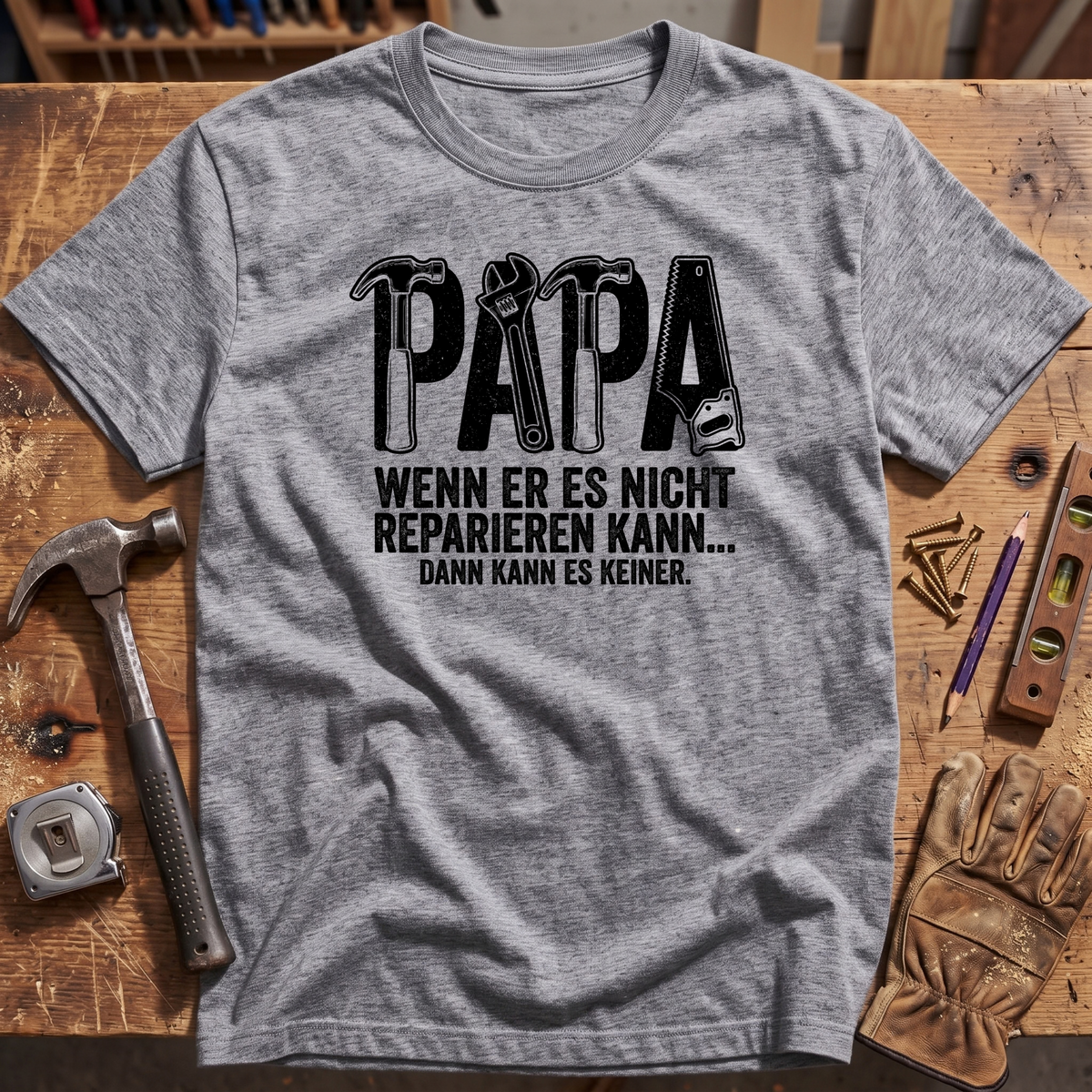 Papa wenn er es nicht reparieren kann..dann kann es keiner T-Shirt