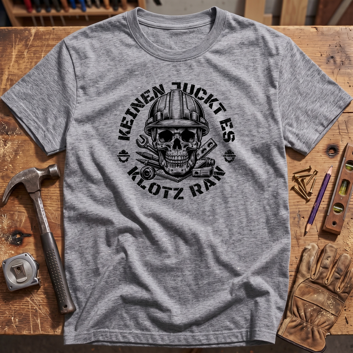 Keinen juckt es klotz ran T-Shirt