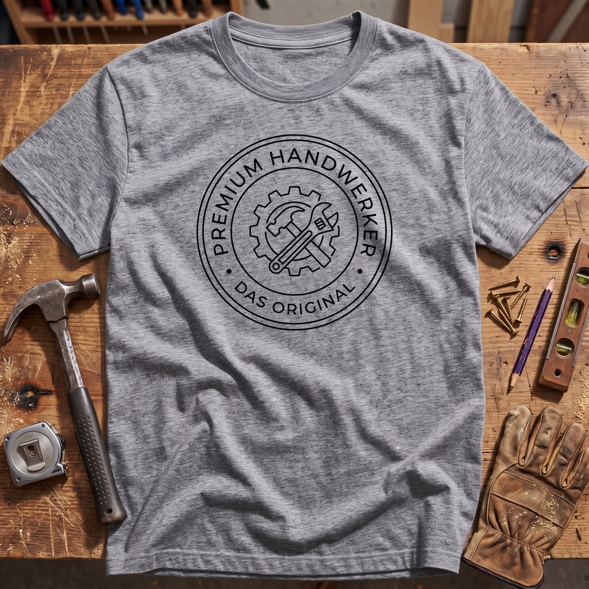 Premium Handwerker T-Shirt
