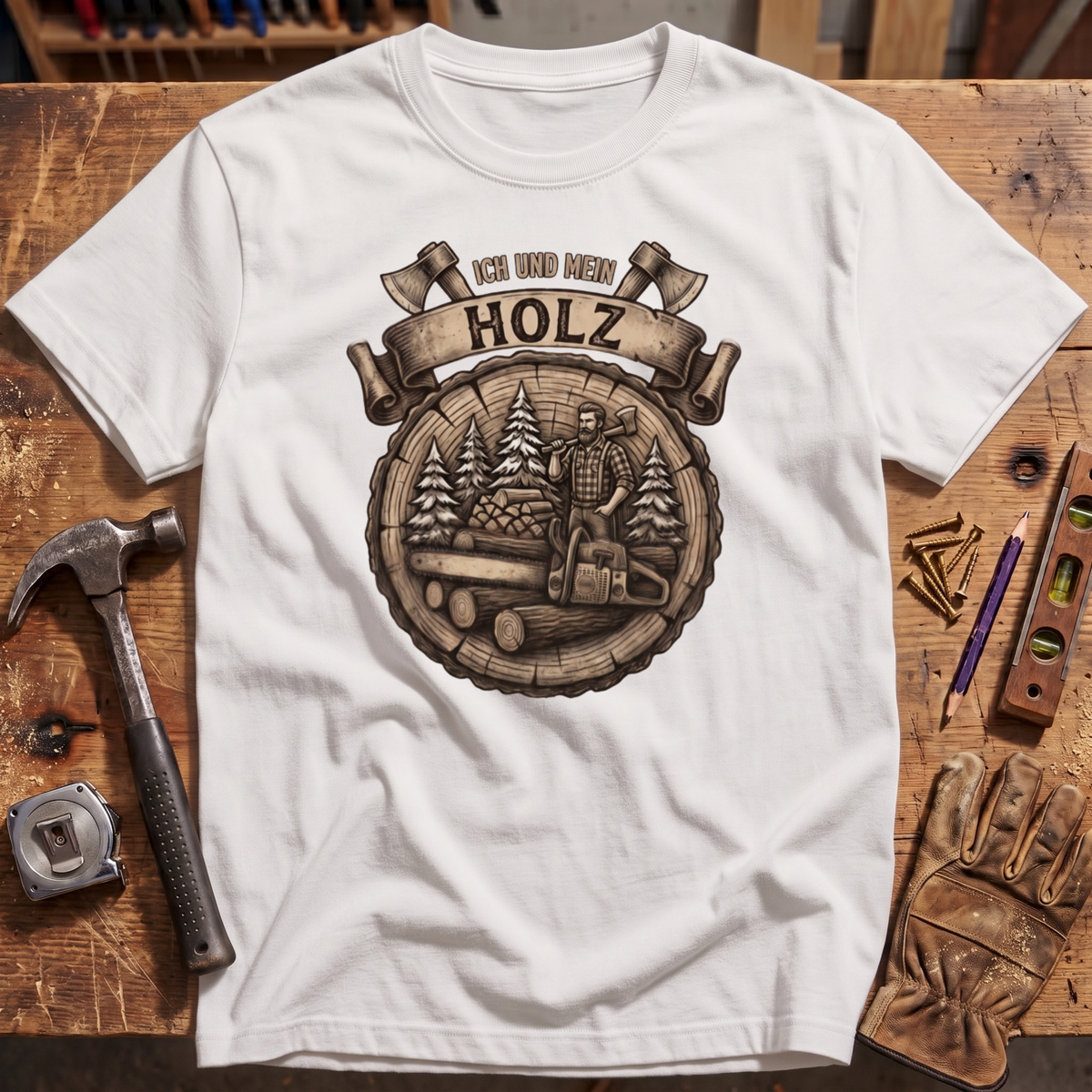 Ich und mein Holz T-Shirt