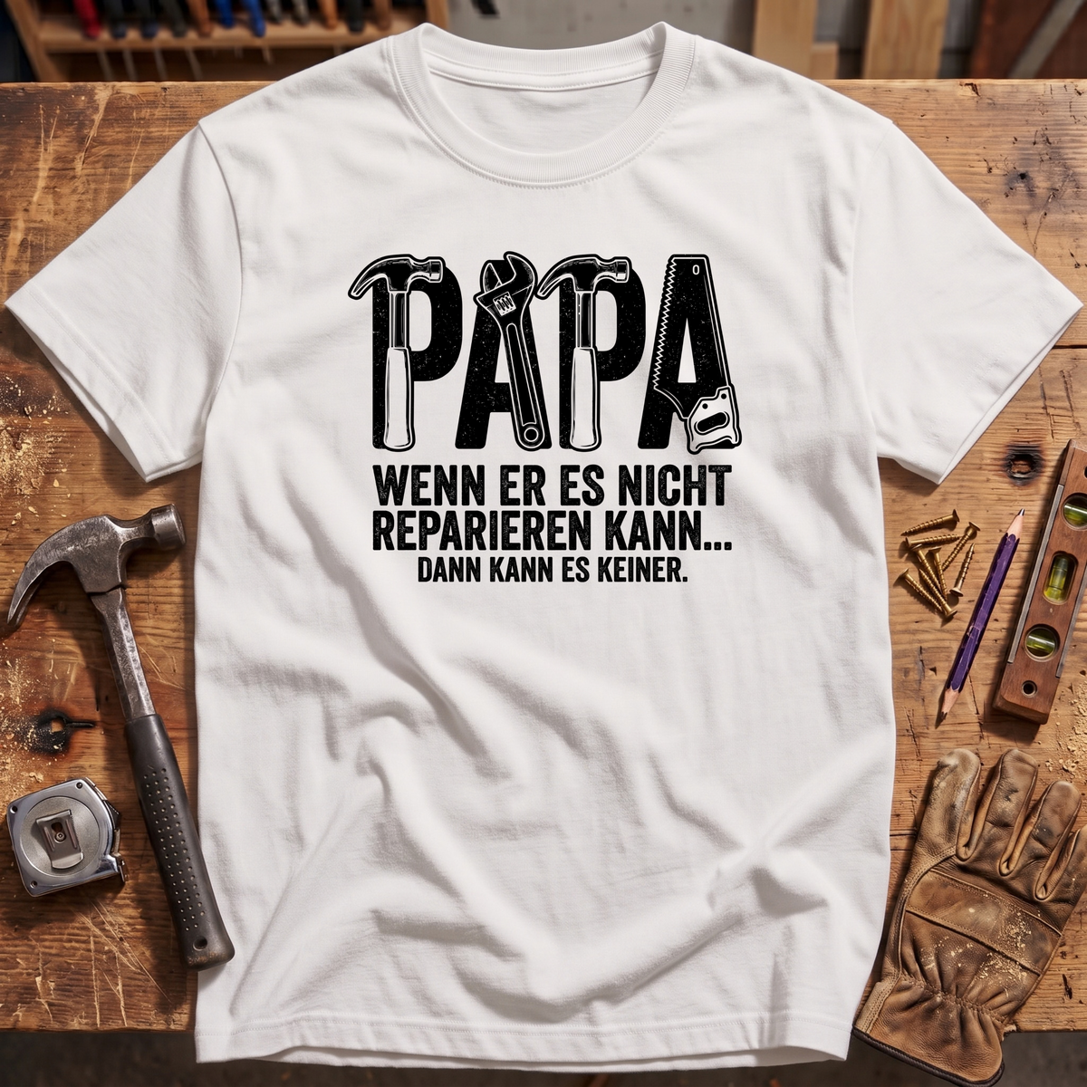 Papa wenn er es nicht reparieren kann..dann kann es keiner T-Shirt