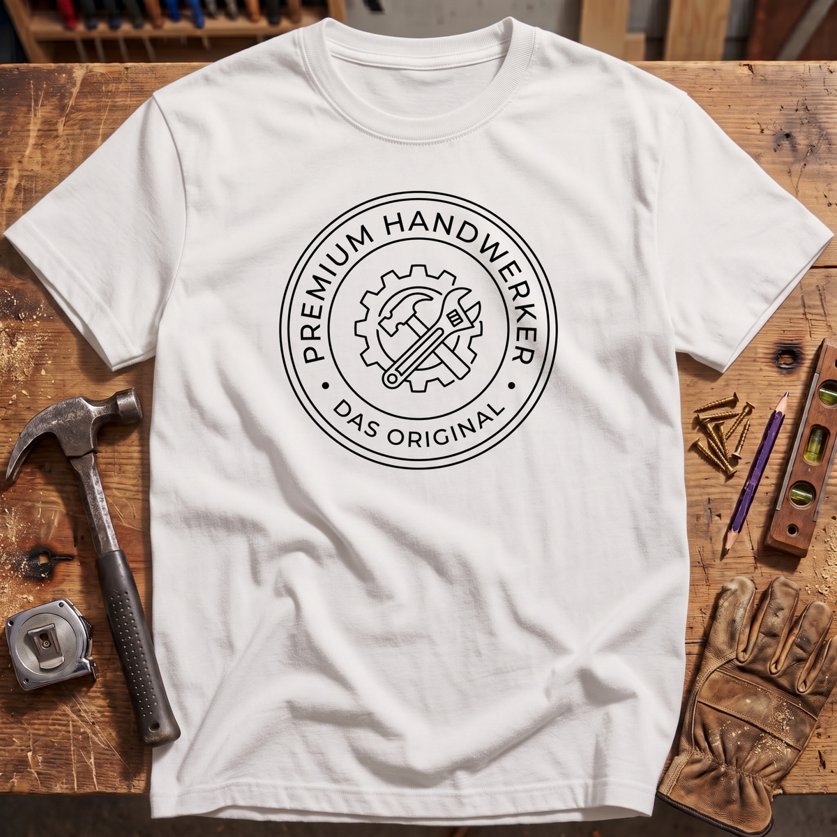Premium Handwerker T-Shirt
