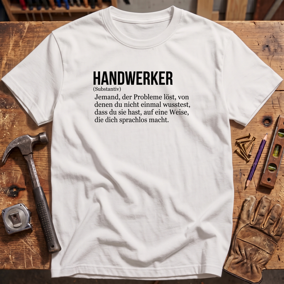 Handwerker Substantiv T-Shirt