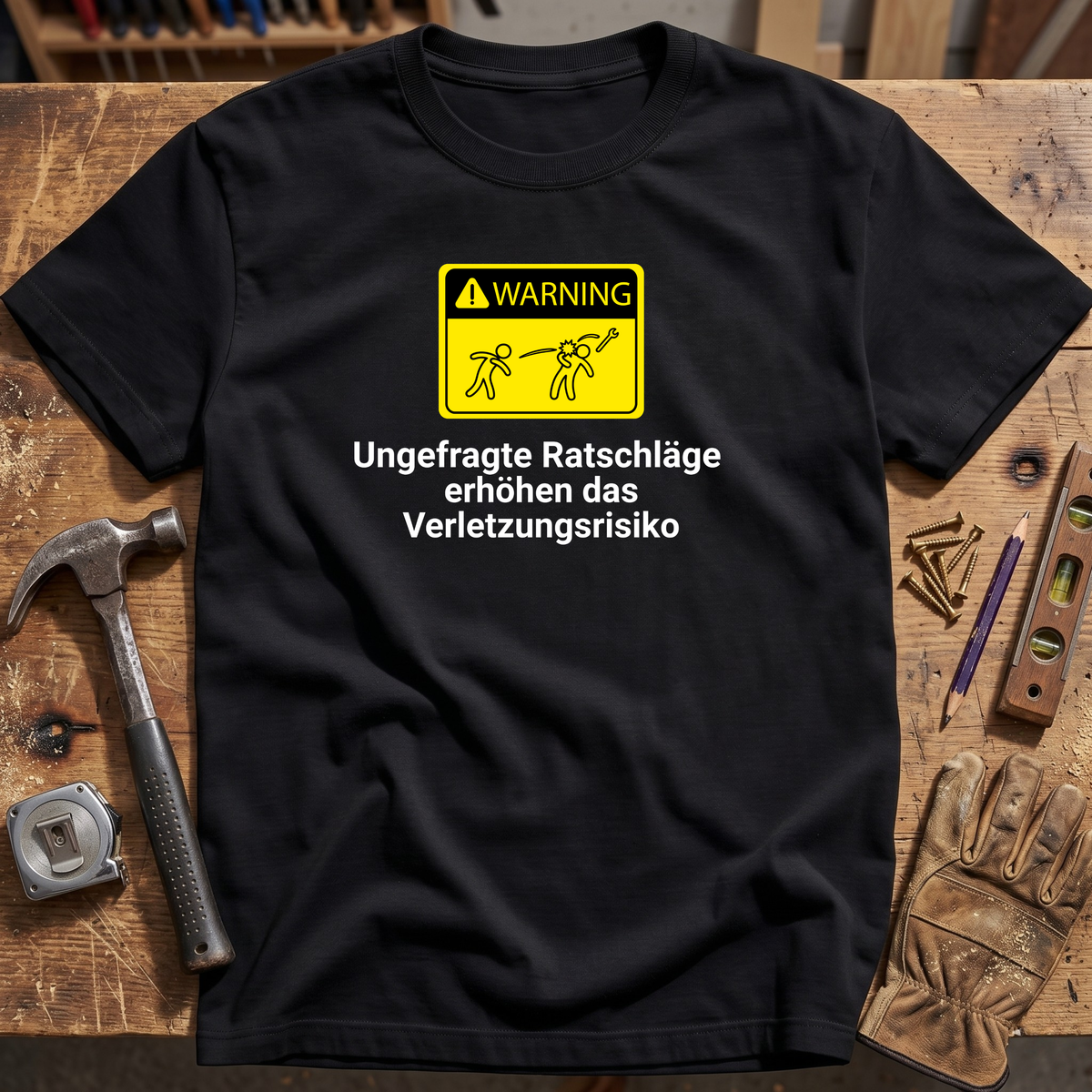 Ungefragte Ratschläge erhöhen das Verlezungsrisiko T-Shirt