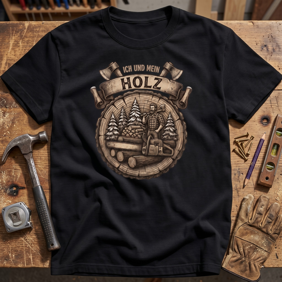 Ich und mein Holz T-Shirt