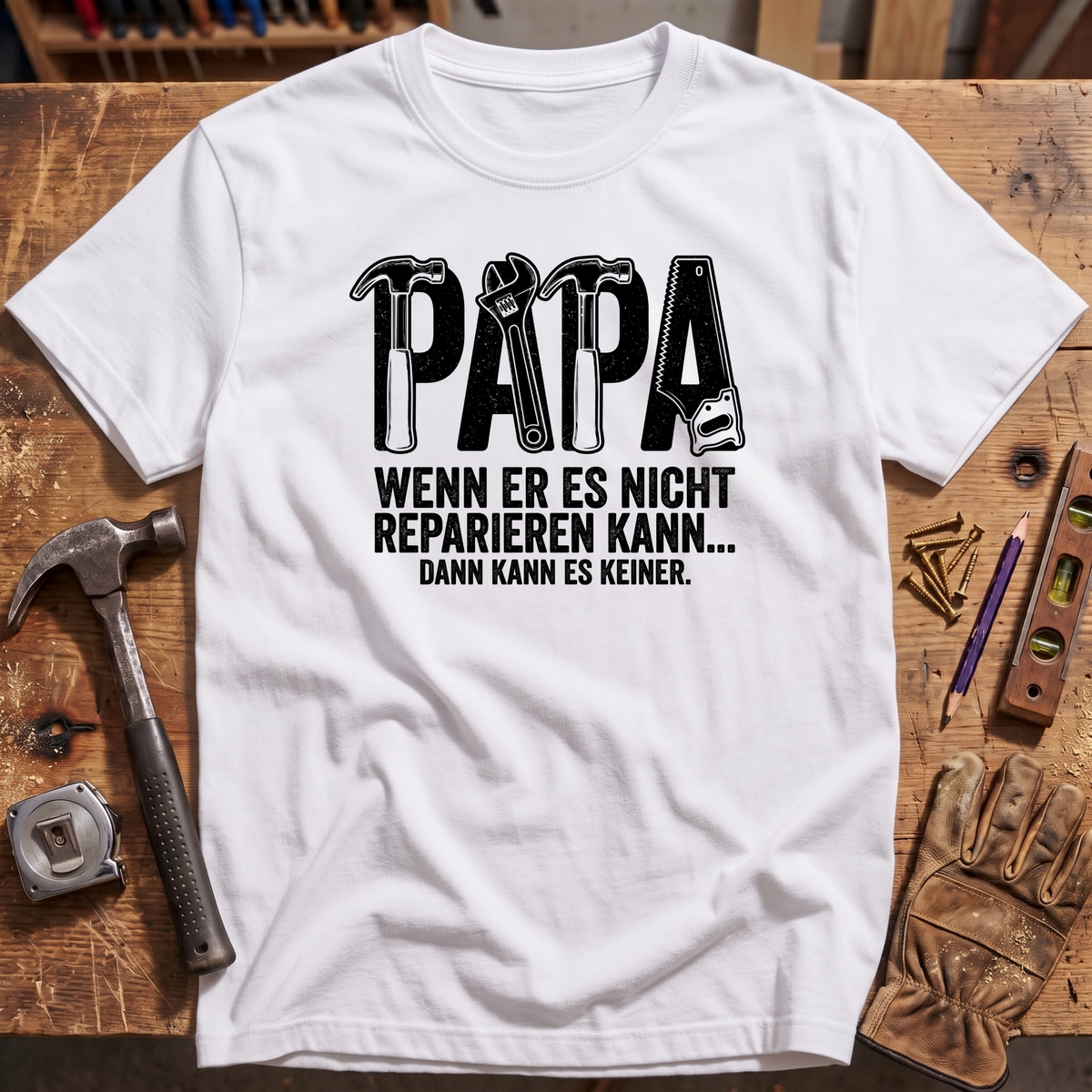 Papa wenn er es nicht reparieren kann..dann kann es keiner T-Shirt