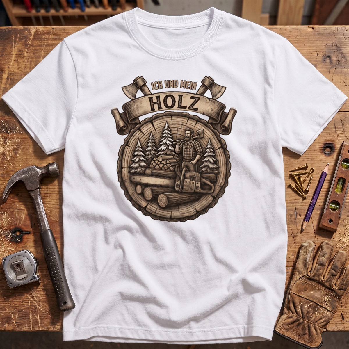 Ich und mein Holz T-Shirt