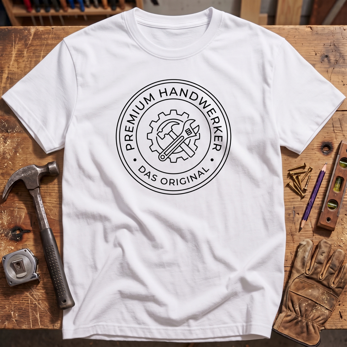 Premium Handwerker T-Shirt